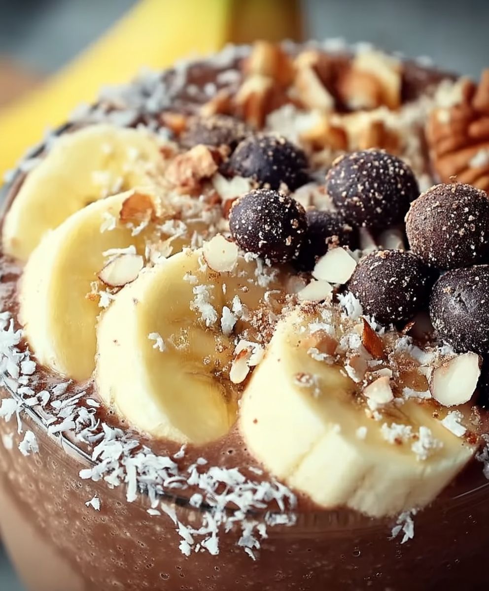 Veganer Schokoladen Smoothie