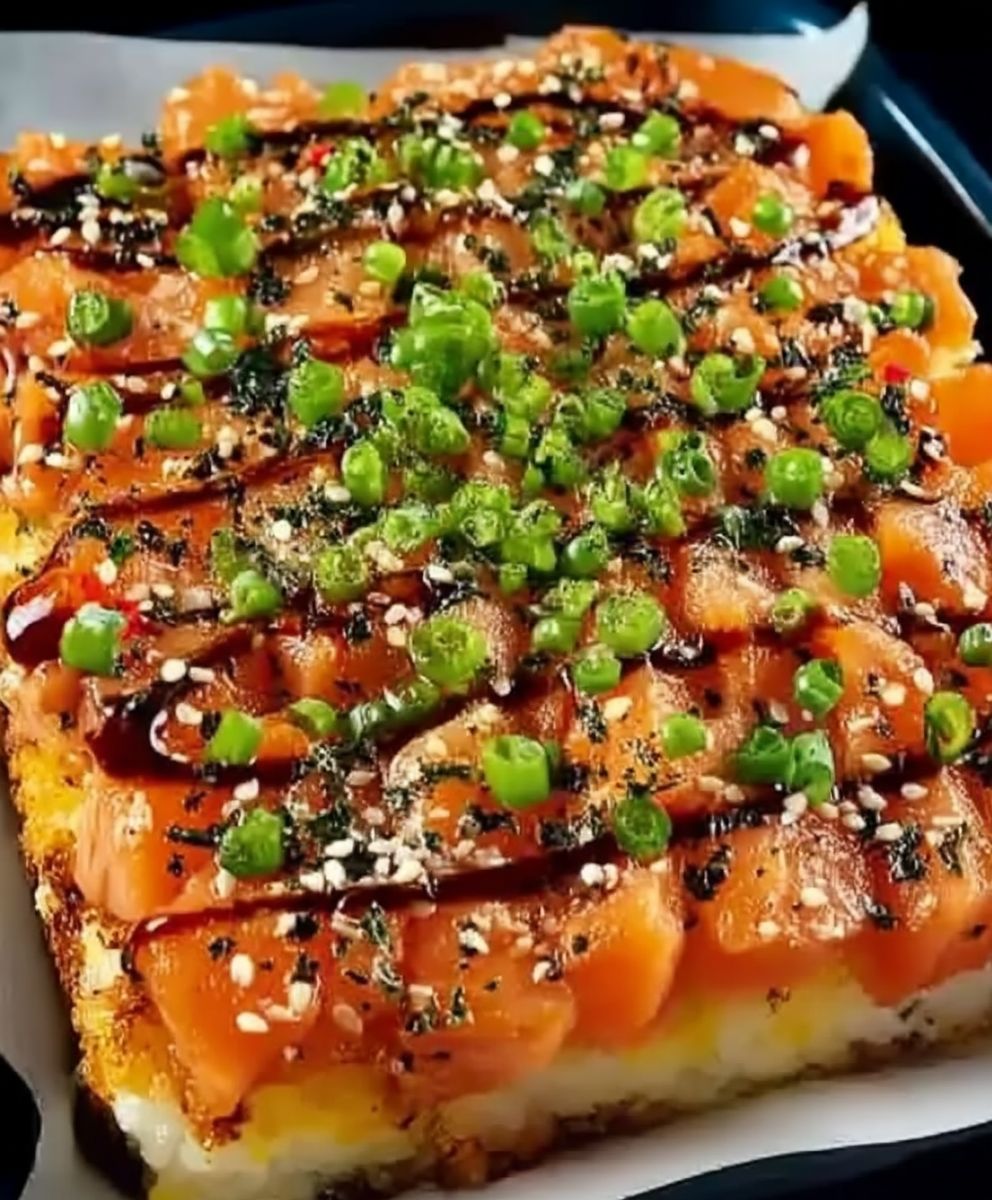 Lachs Sushi Auflauf würzig