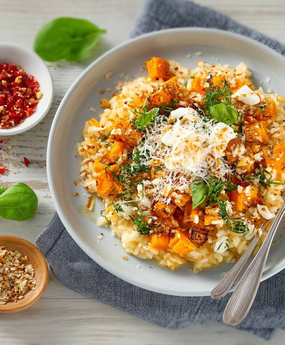 Süßkartoffel Risotto