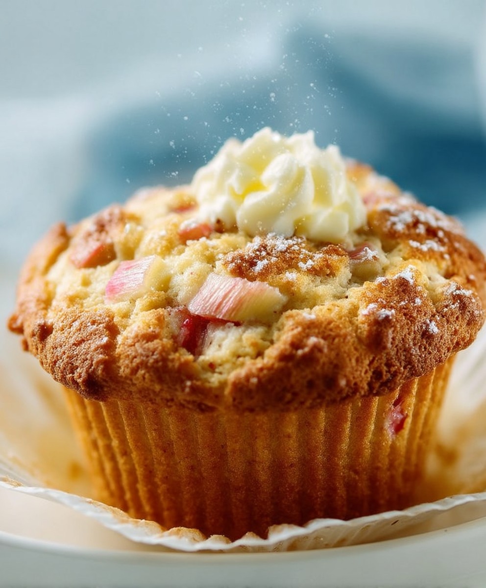 Rhabarber Muffin backen