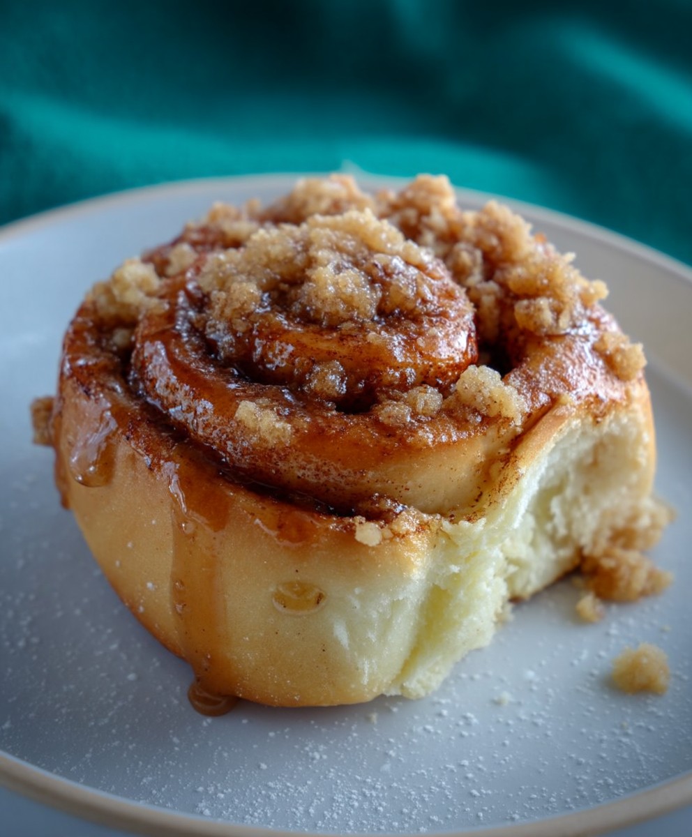 Apfel Zimtschnecken mit Streuseln