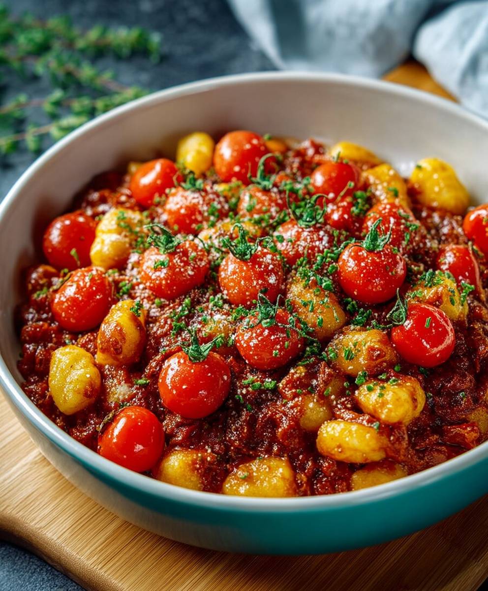 Gnocchi Pfanne Tomatensauce schnell