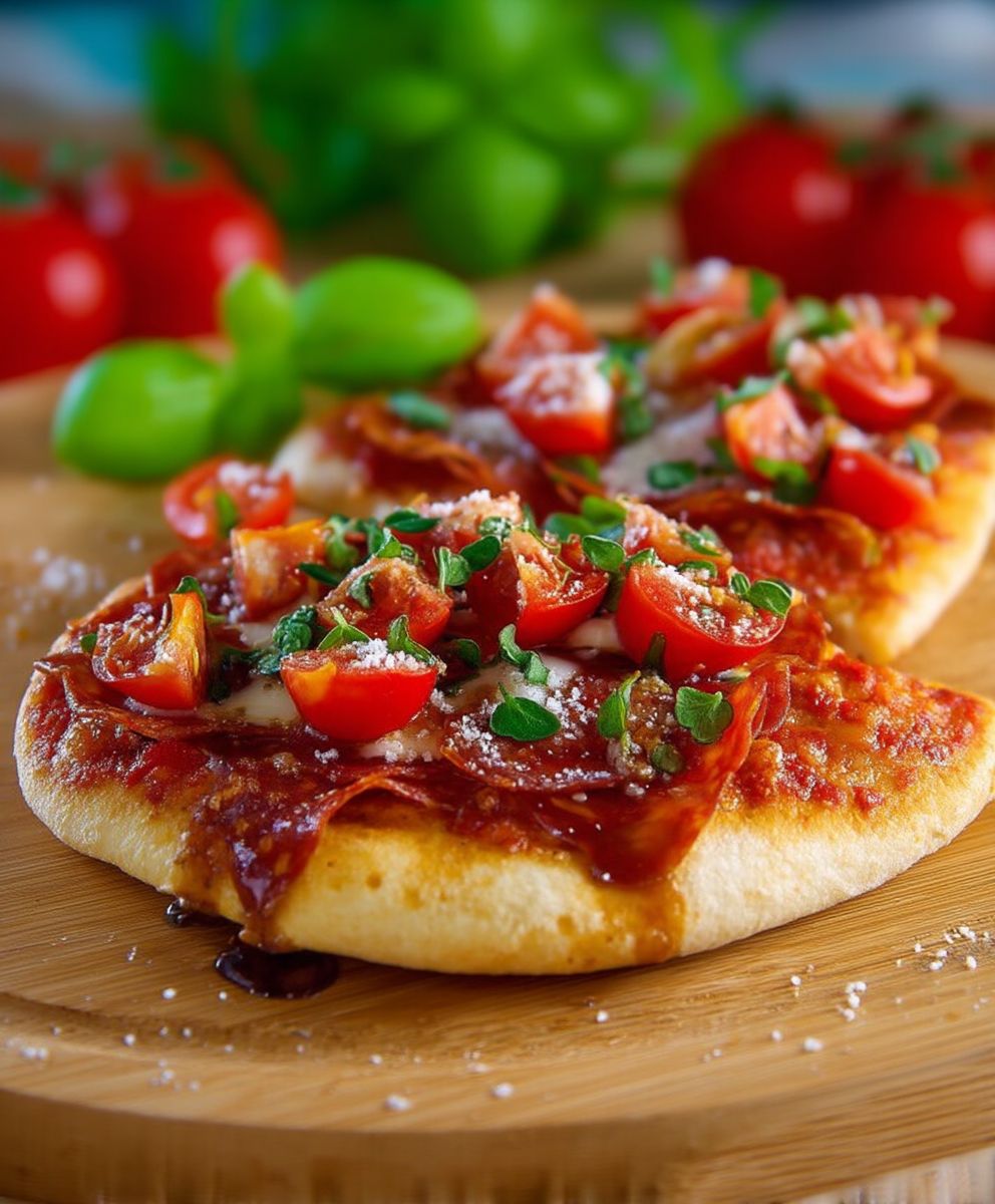 Pizza Bruschetta Sommerfeeling