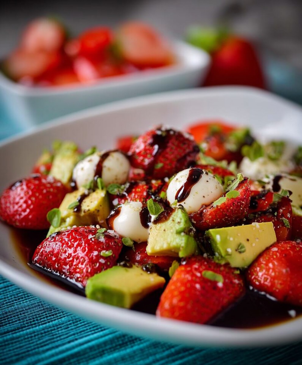Erdbeer Avocado Salat
