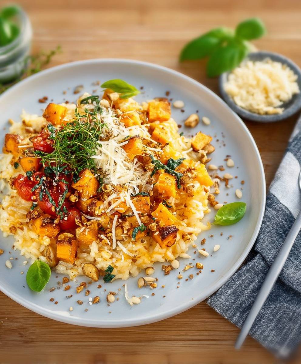 Süßkartoffel Risotto