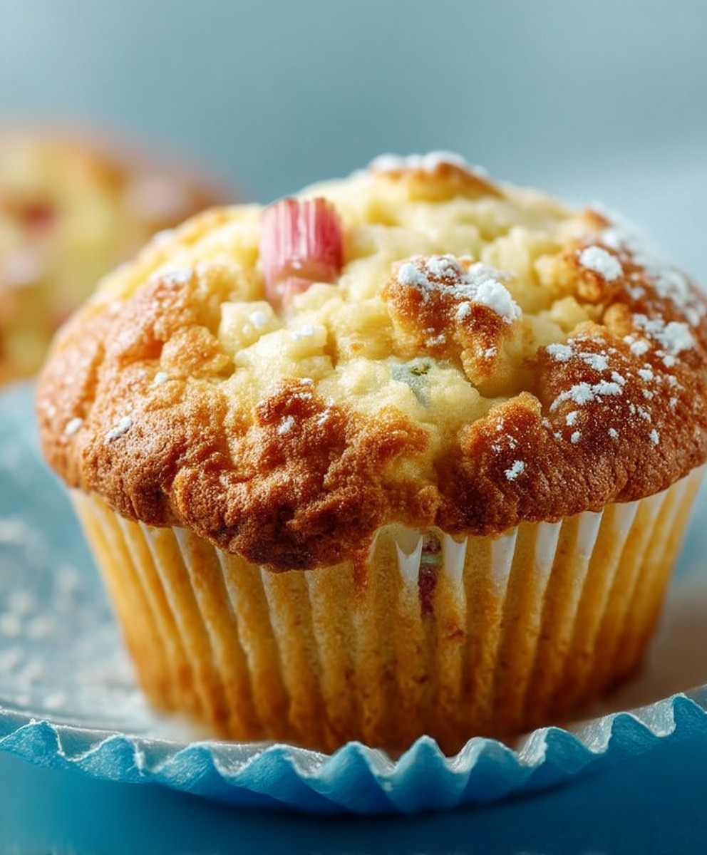 Rhabarber Muffin backen