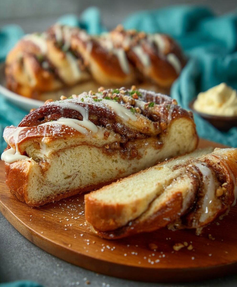 Nusszopf mit Haselnüssen backen