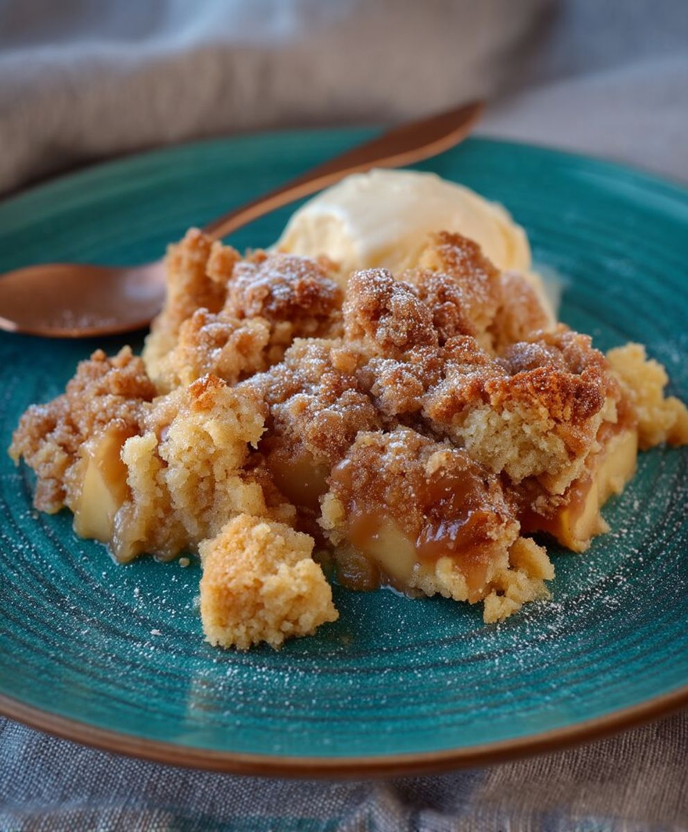 Apfel Crumble Haferflocken Zimt