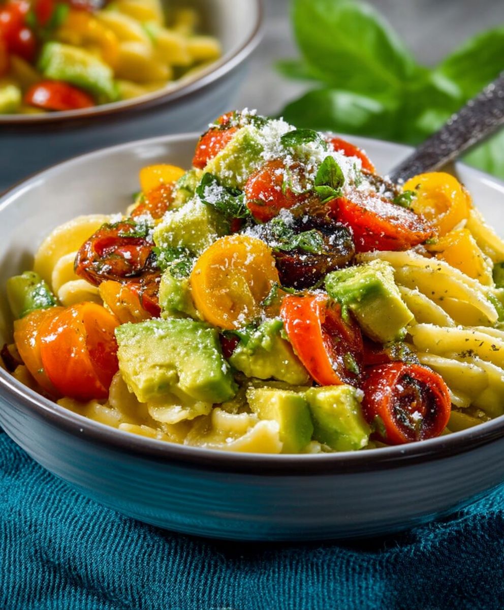 Avocado Tomaten Pasta