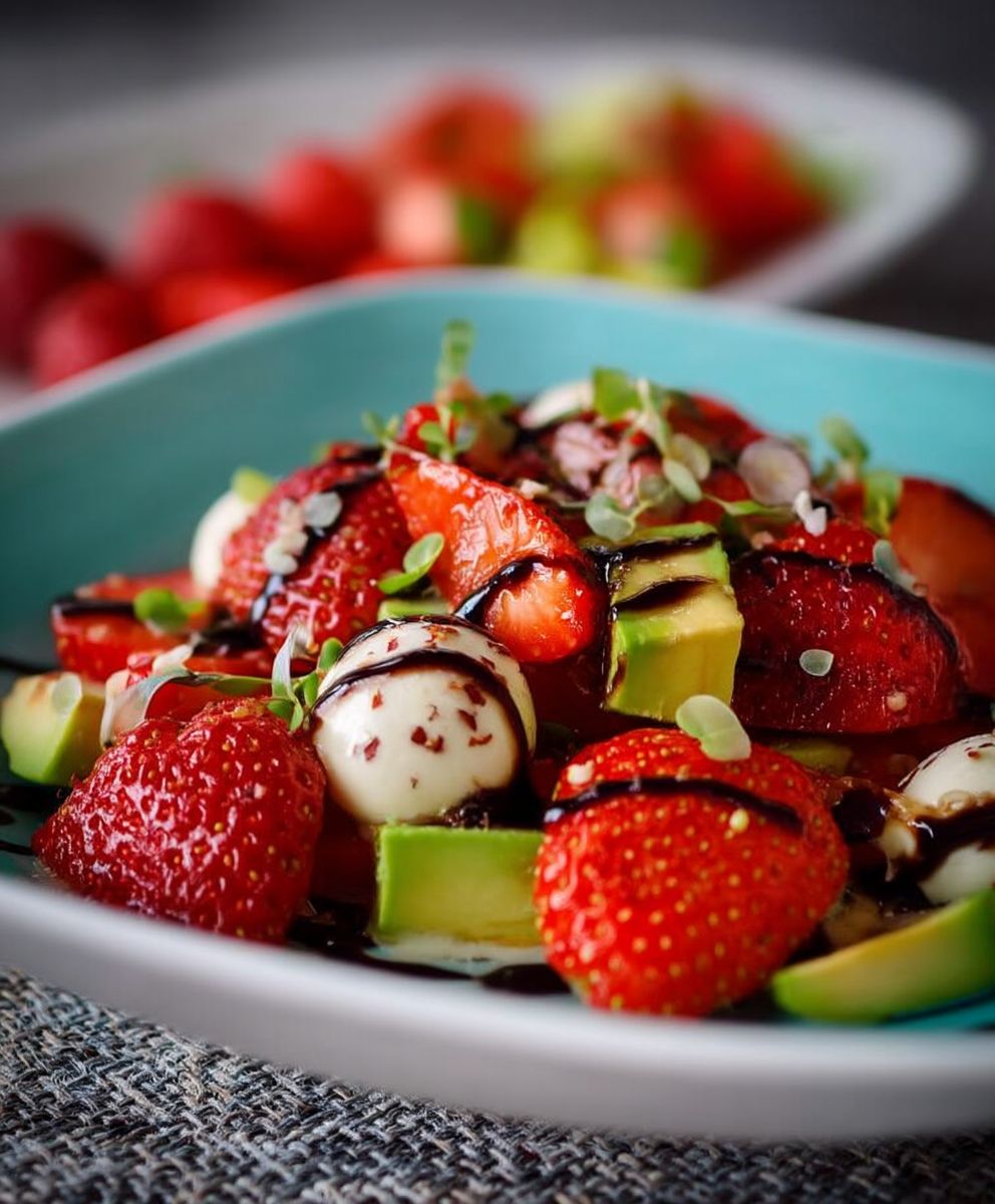 Erdbeer Avocado Salat